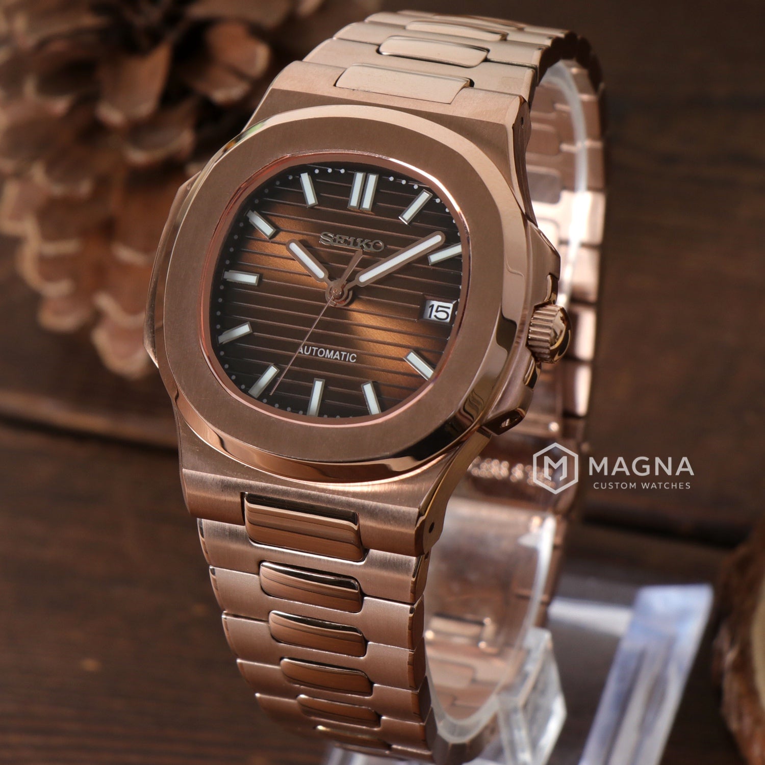 Nautiko | Rose Gold Brown