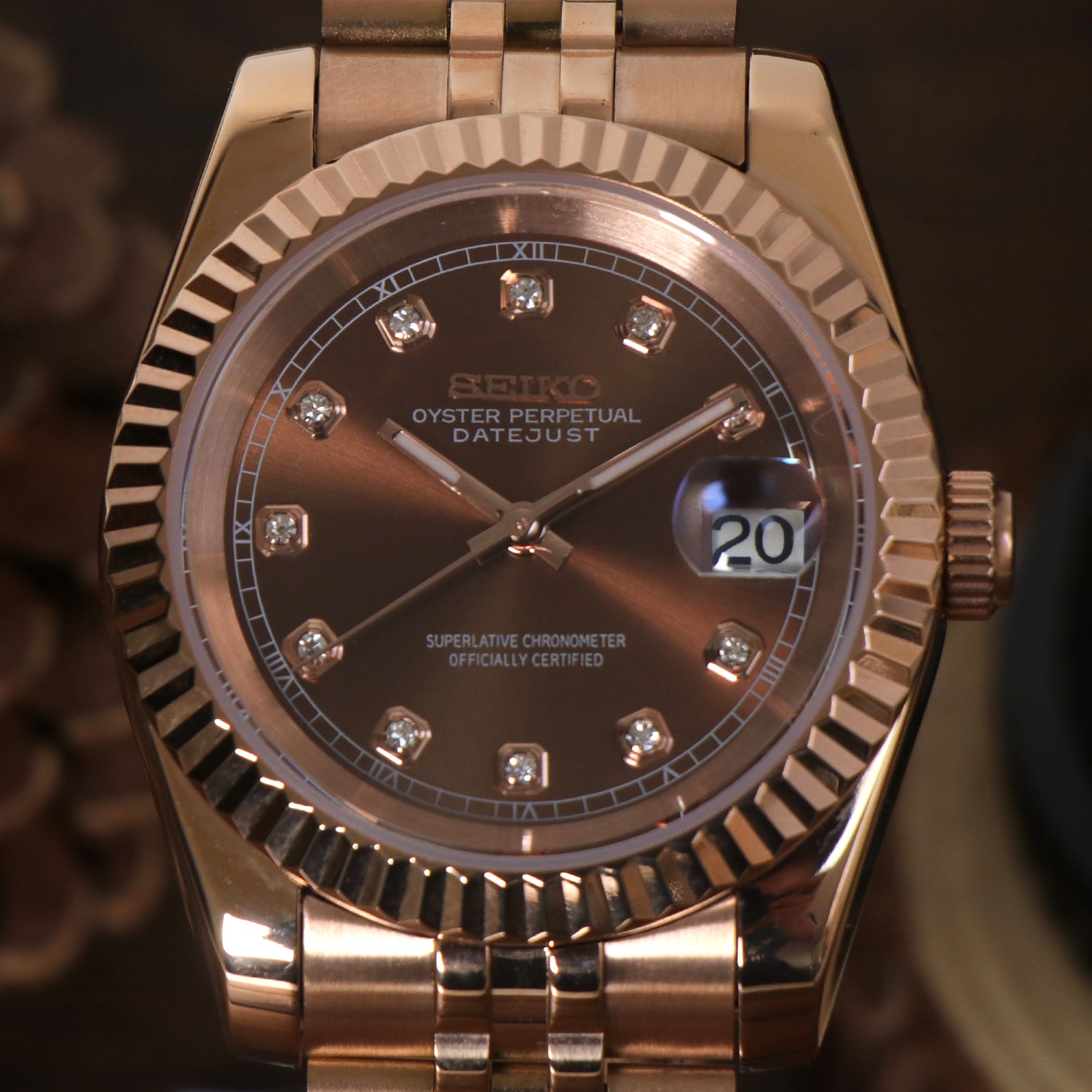 Seikojust | Chocolate Crystals | Rose Gold