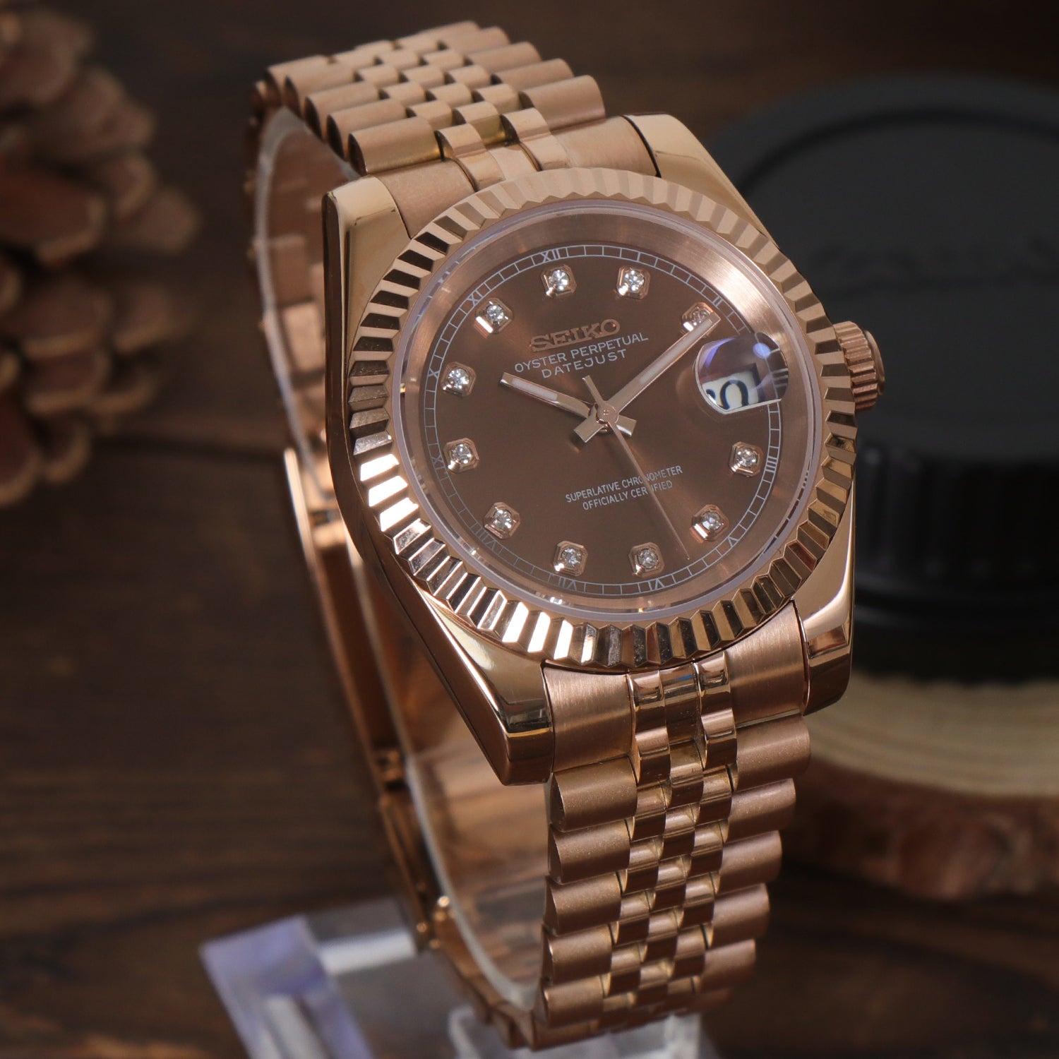 Seikojust | Chocolate Crystals | Rose Gold