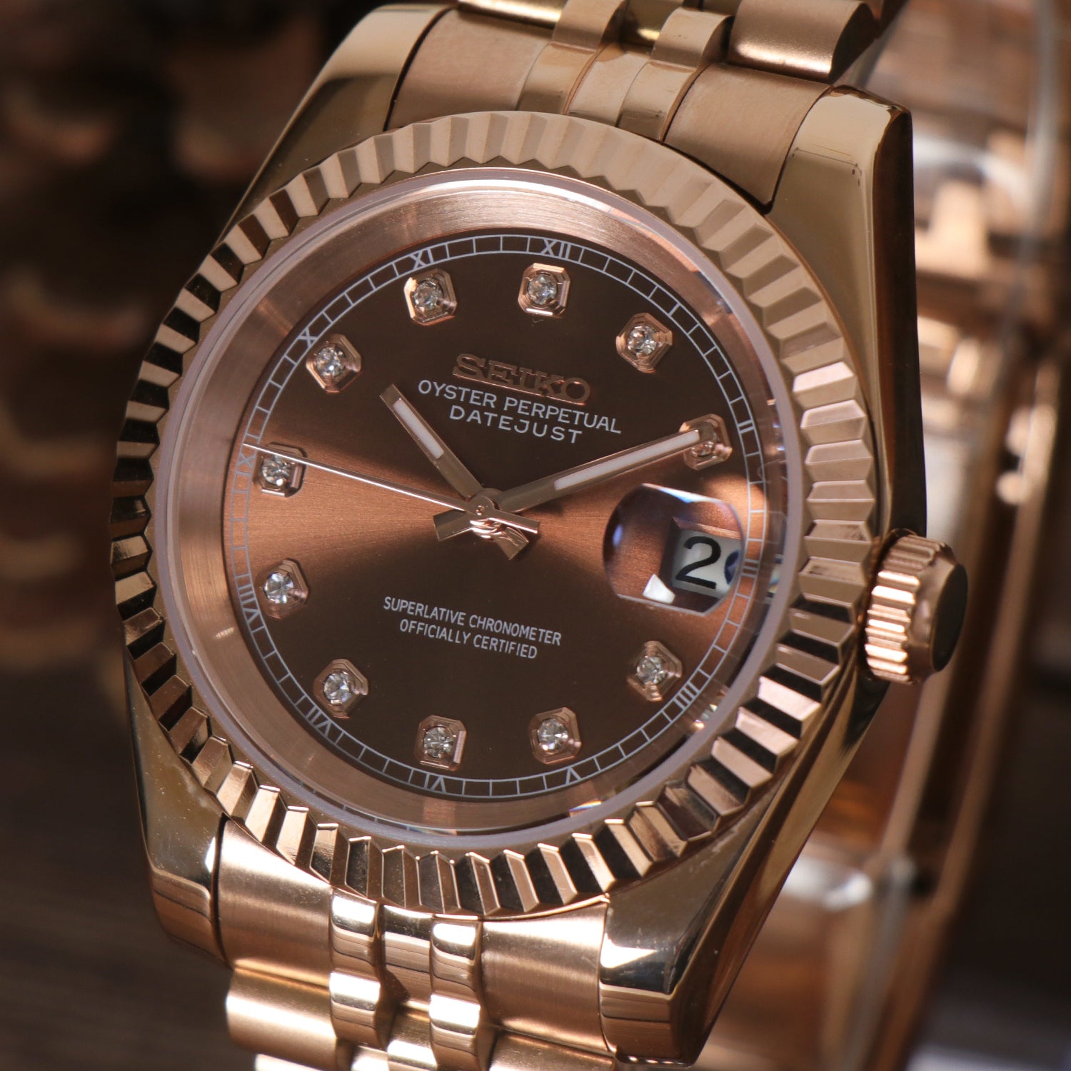 Seikojust | Chocolate Crystals | Rose Gold